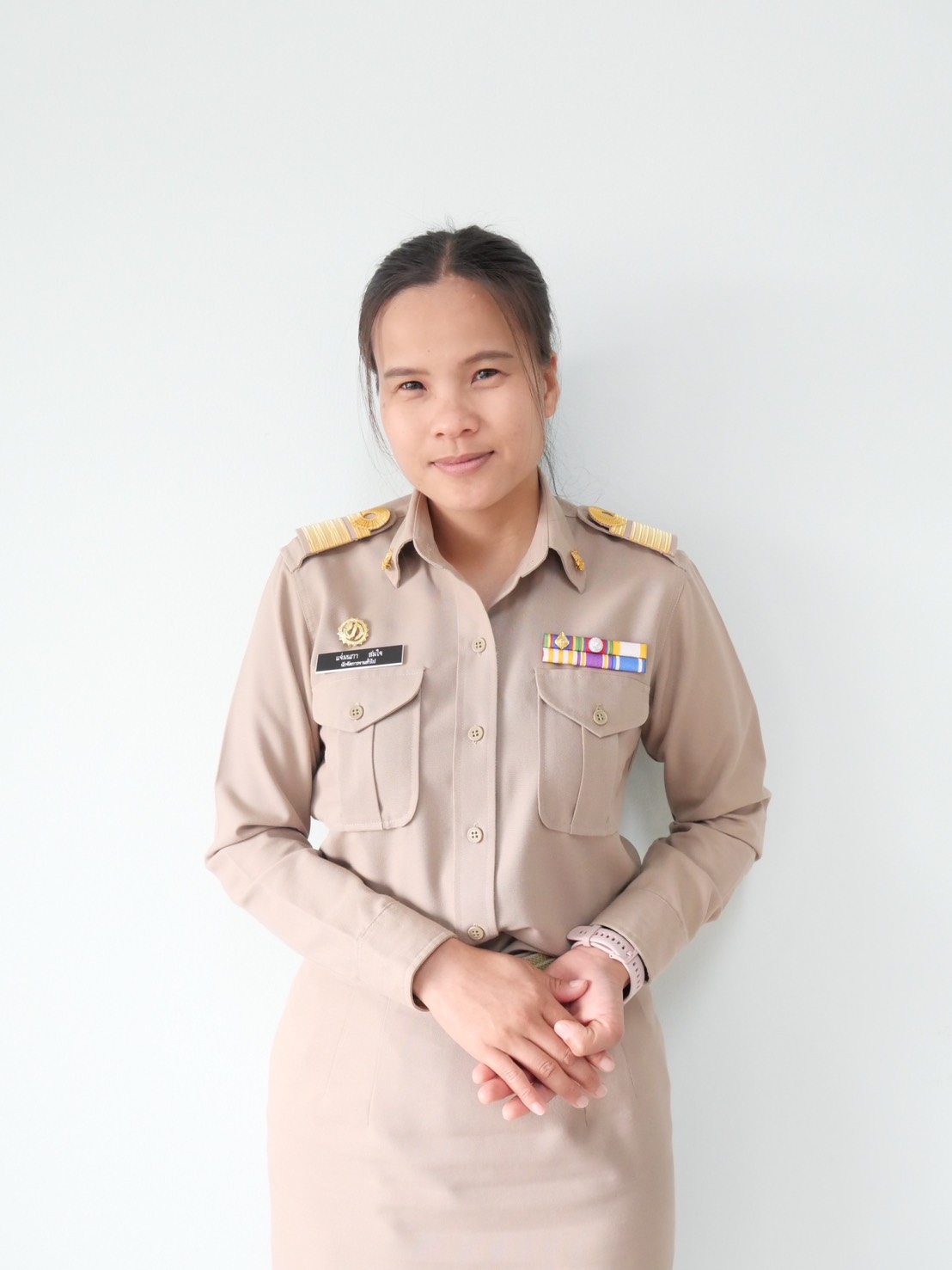 นางสาวแจ่มนภา  สมใจ